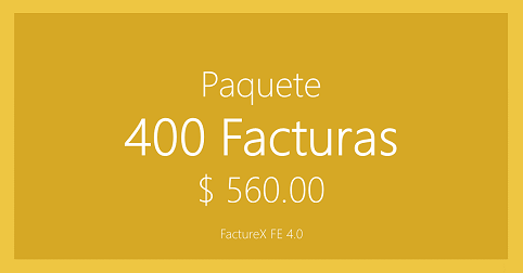 FactureX - Paquete de 400 timbres